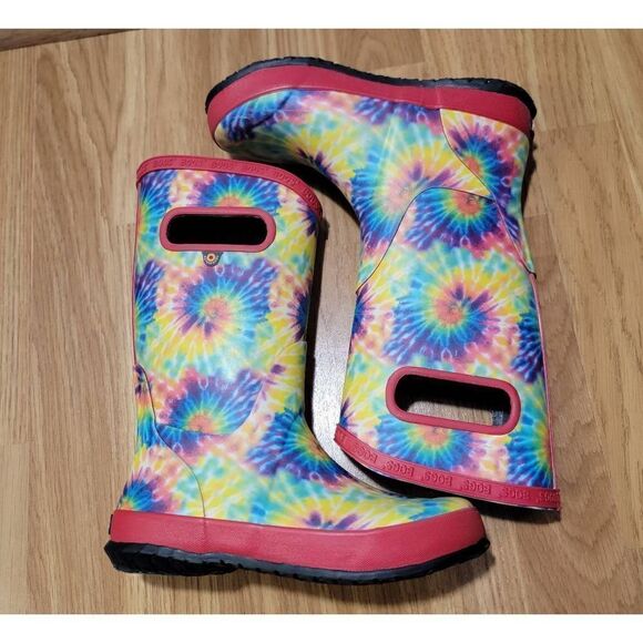 BOGS Tie Dye Rubber Rain Boots 2 - Picture 4 of 8